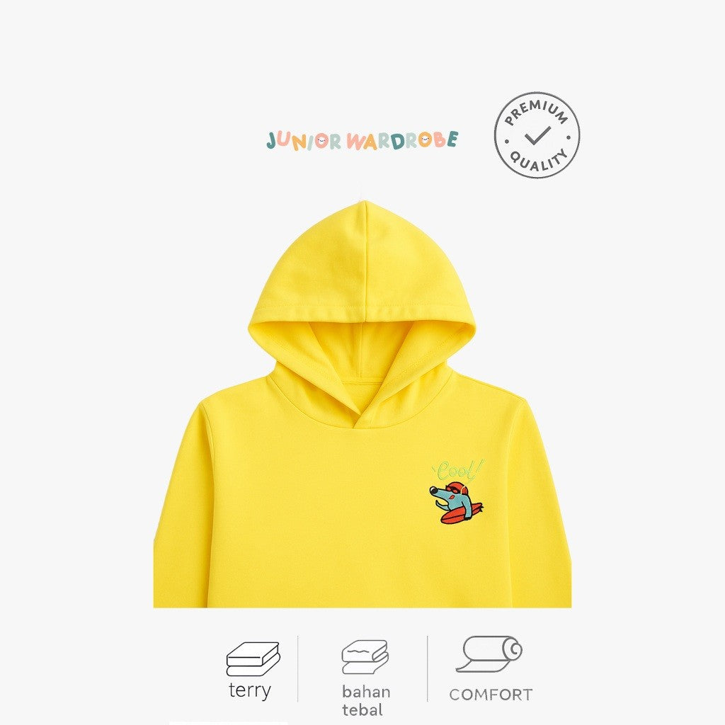 Junior Sunny Side Handuk Renang Anak Hoodie PoncoTebal | Swimming Towel Kids JWN19