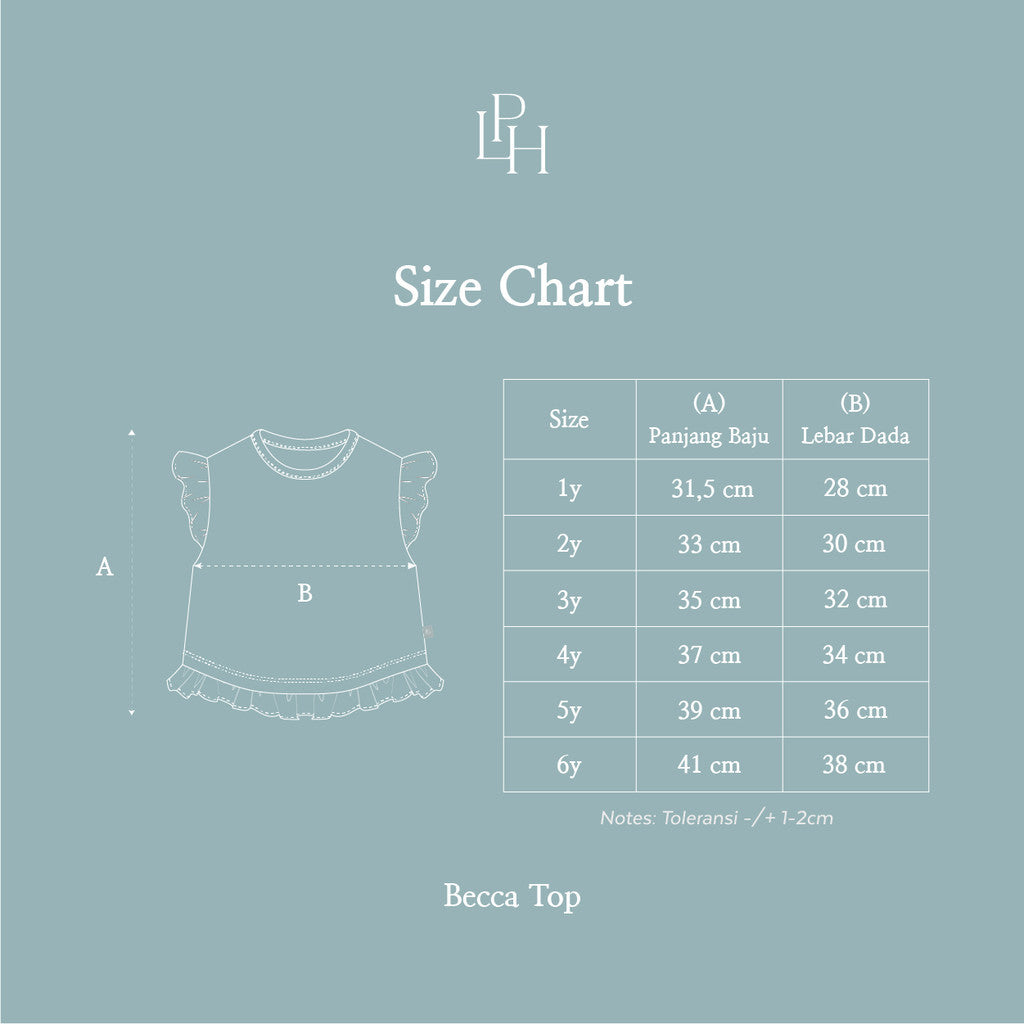 Little Palmerhaus - Becca Top (Kaos Anak Perempuan)