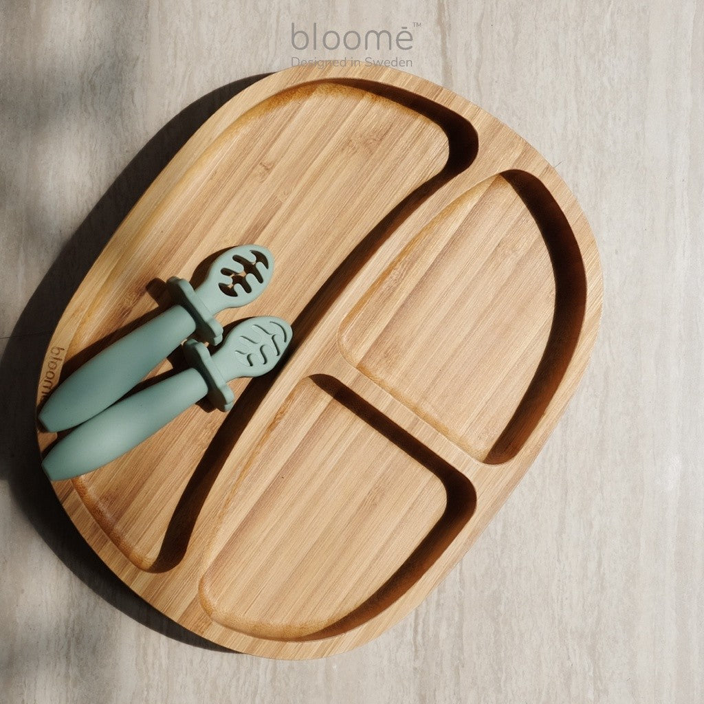 BLOOME – Palm Grip Training Spoon - Stage 1 | Sendok Latihan Genggam Untuk Bayi