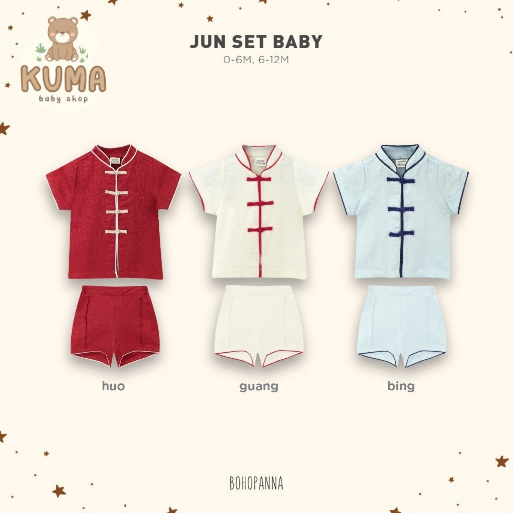 BOHOPANNA - JUN SET BABY - Setelan Baju Imlek Bayi Laki-Laki - Baju Imlek 2620