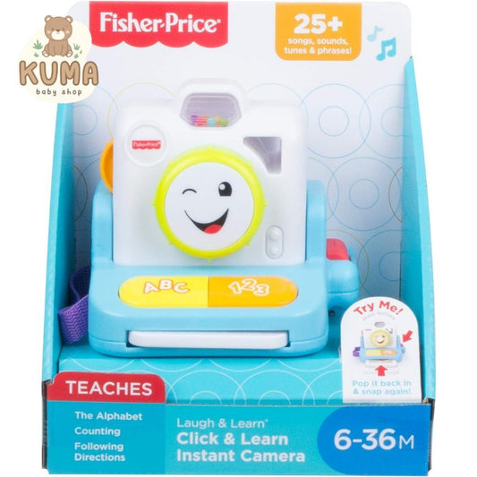 FISHER PRICE LAUGH AND LEARN CLICK AND LEARN INSTANT CAMERA MAINAN KAMERA ANAK