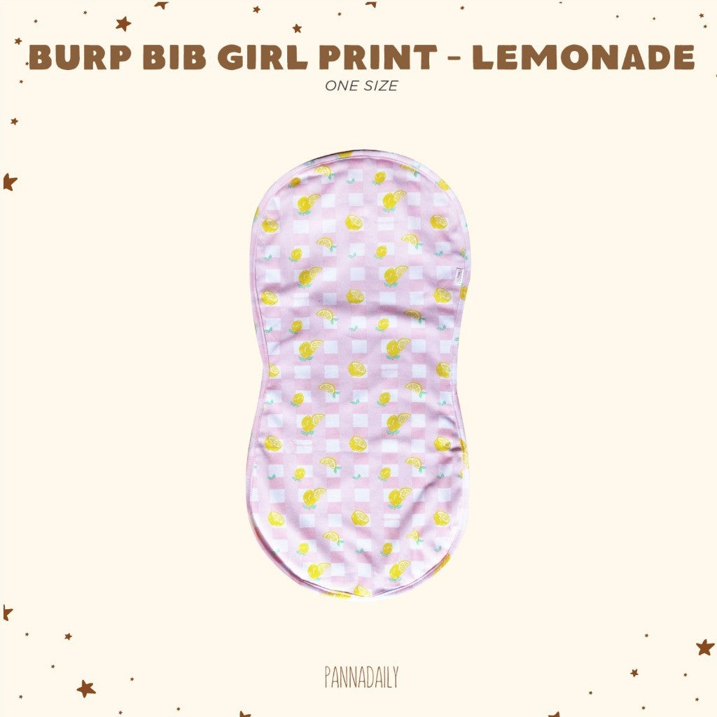 BOHOPANNA - PANNADAILY - BURP BIB GIRL PRINT - SLABBER BAYI 5551