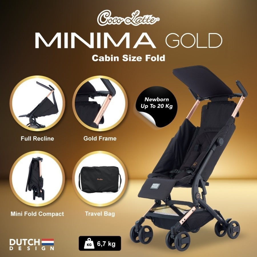 Cocolatte Minima+ Cabin Size / Kereta Dorong Cocolatte / Cocolatte Minima / Stroller Traveling / Minima plus