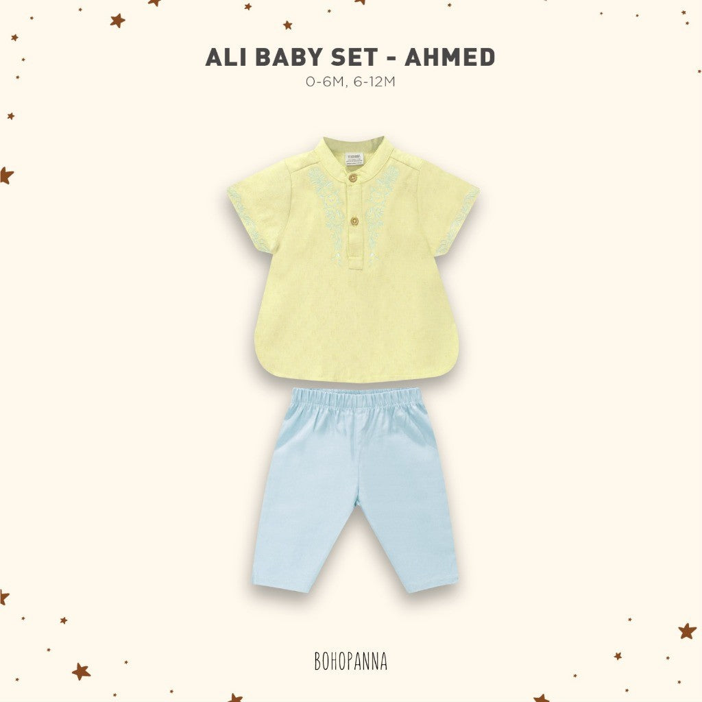 BOHOPANNA - RAYA COLLECTION - ALI BABY SET - Baju koko - Baju Muslim