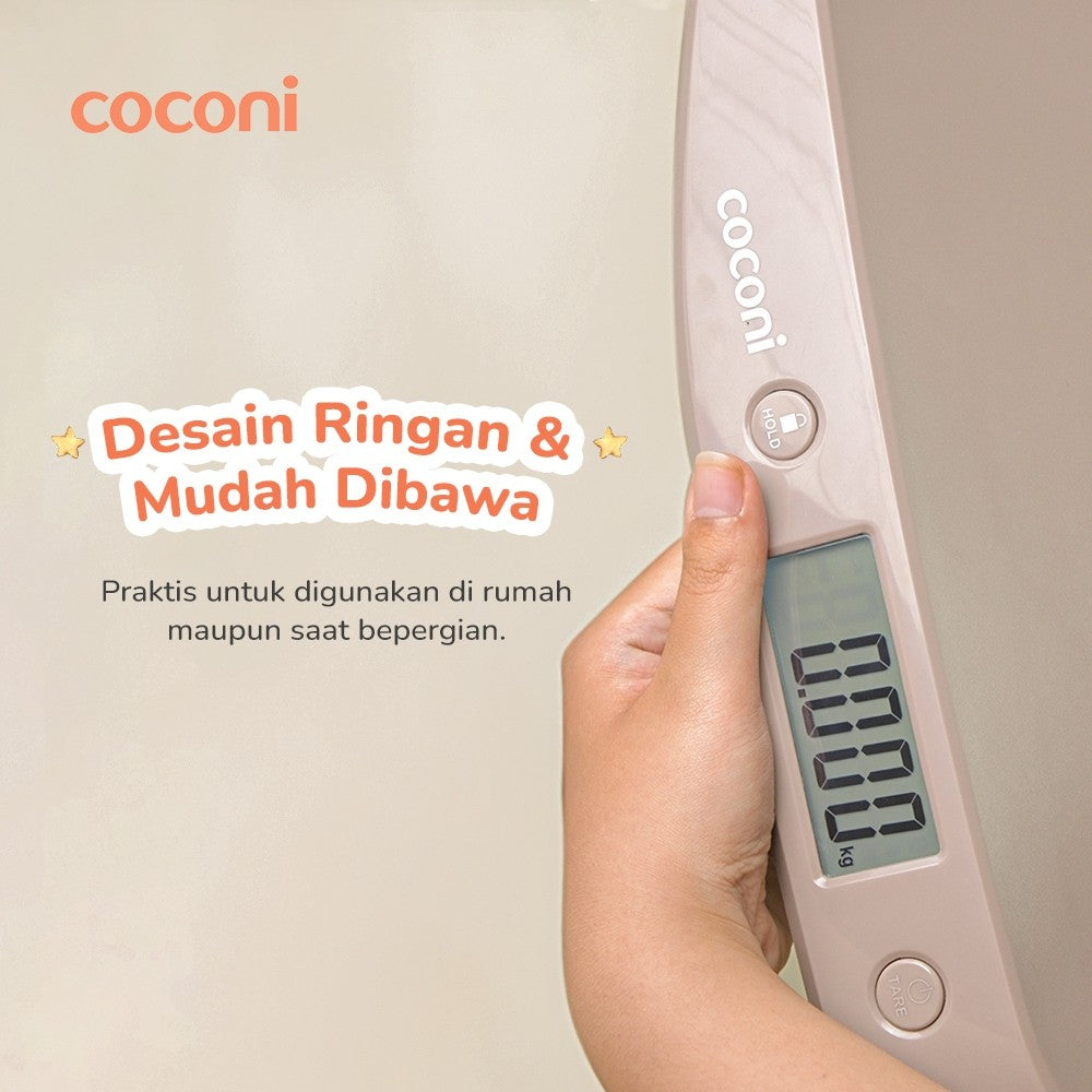 Coconi Nova Digital Baby Scale – Timbangan Bayi & Toddler 20kg