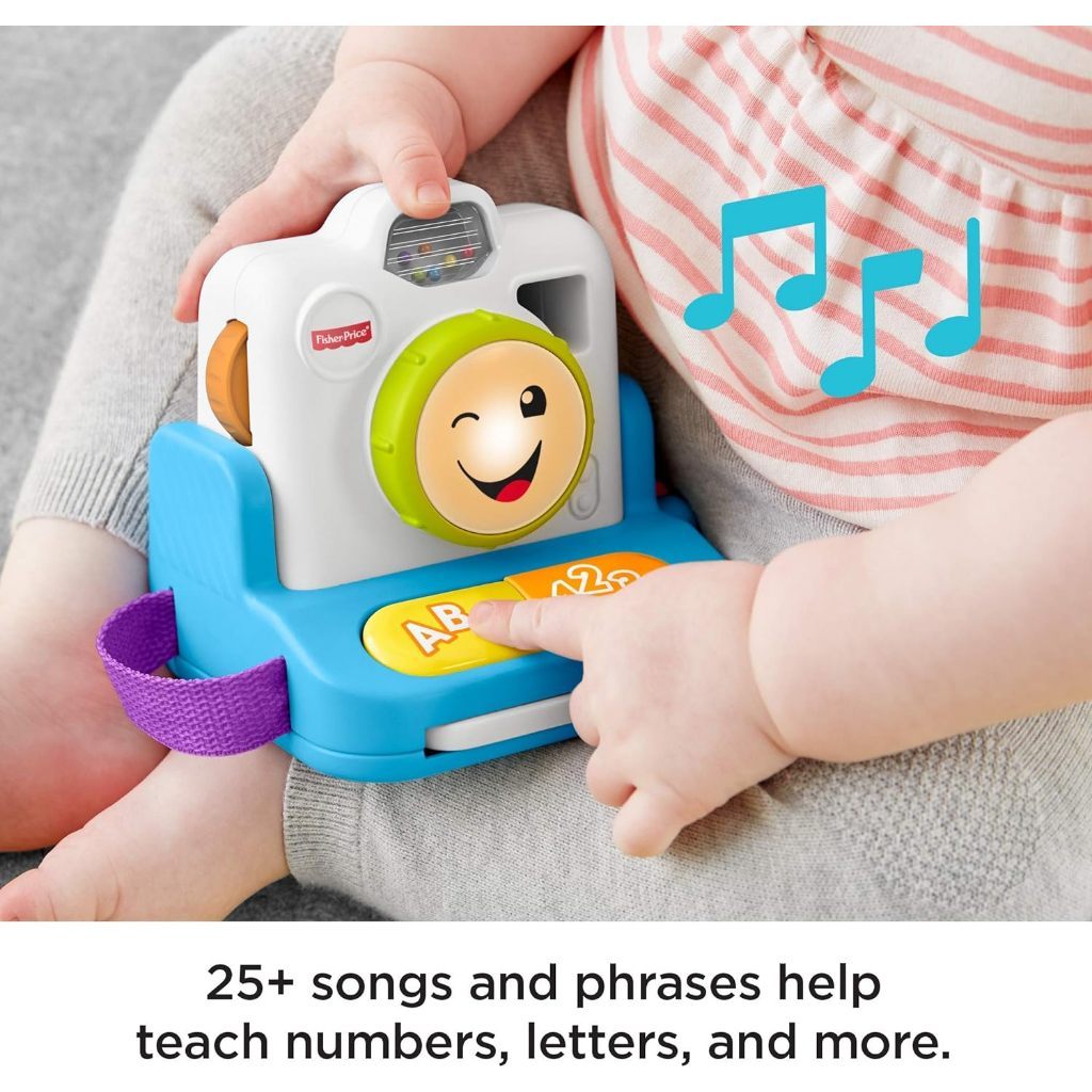 FISHER PRICE LAUGH AND LEARN CLICK AND LEARN INSTANT CAMERA MAINAN KAMERA ANAK