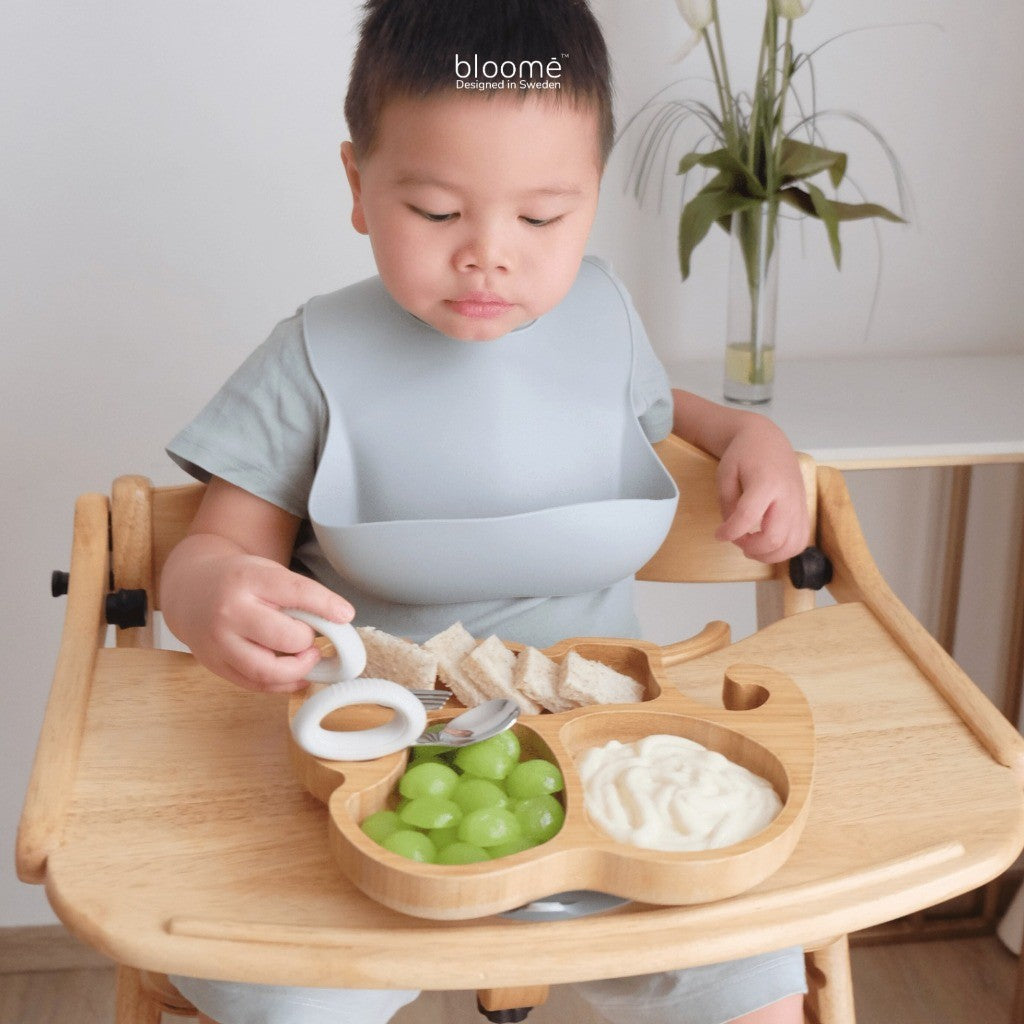 BLOOME – Loop Training Utensils - Stage 2 2 Piece Cutlery Set For Baby Free Case | Sendok Garpu Bayi Anak Blw Gratis Kotak Premium Mpasi