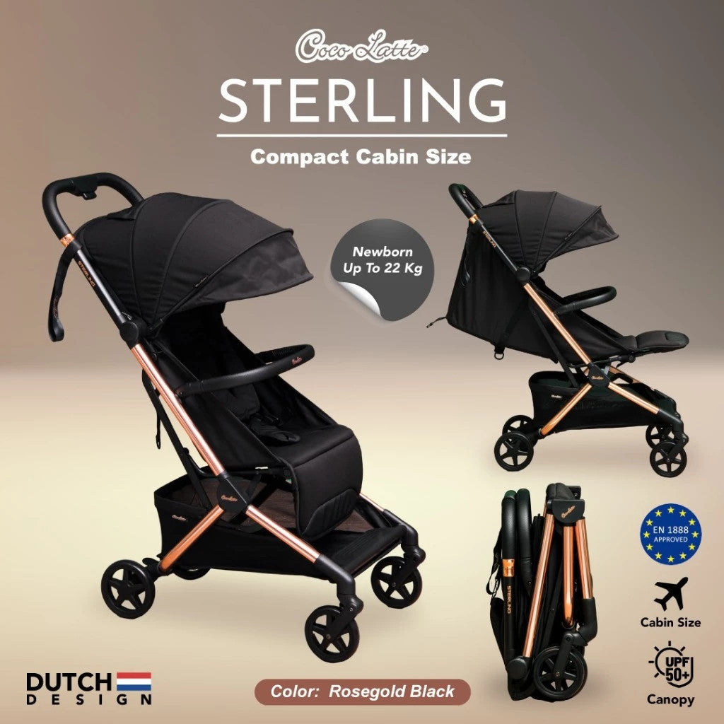 Cocolatte CL 12502 Sterling Stroller / Kereta Dorong Bayi Cabin Size