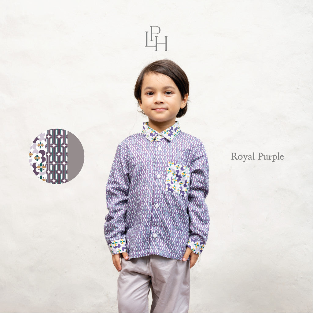 Little Palmerhaus - Baju Lebaran 2026 - Saraya Boy Attire Set (Setelan Baju Koko Anak Usia 1-6 Tahun)