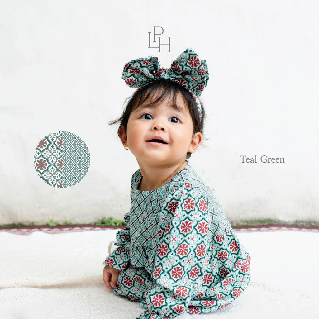Little Palmerhaus - Baju Lebaran 2026 - Saraya Baby Girl Gamis (Baju Gamis Bayi Usia 0-12 Bulan)
