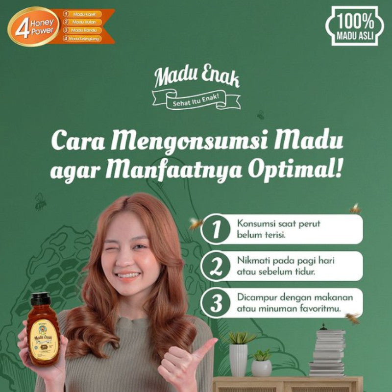 Madu Enak Pure Honey 350 gr