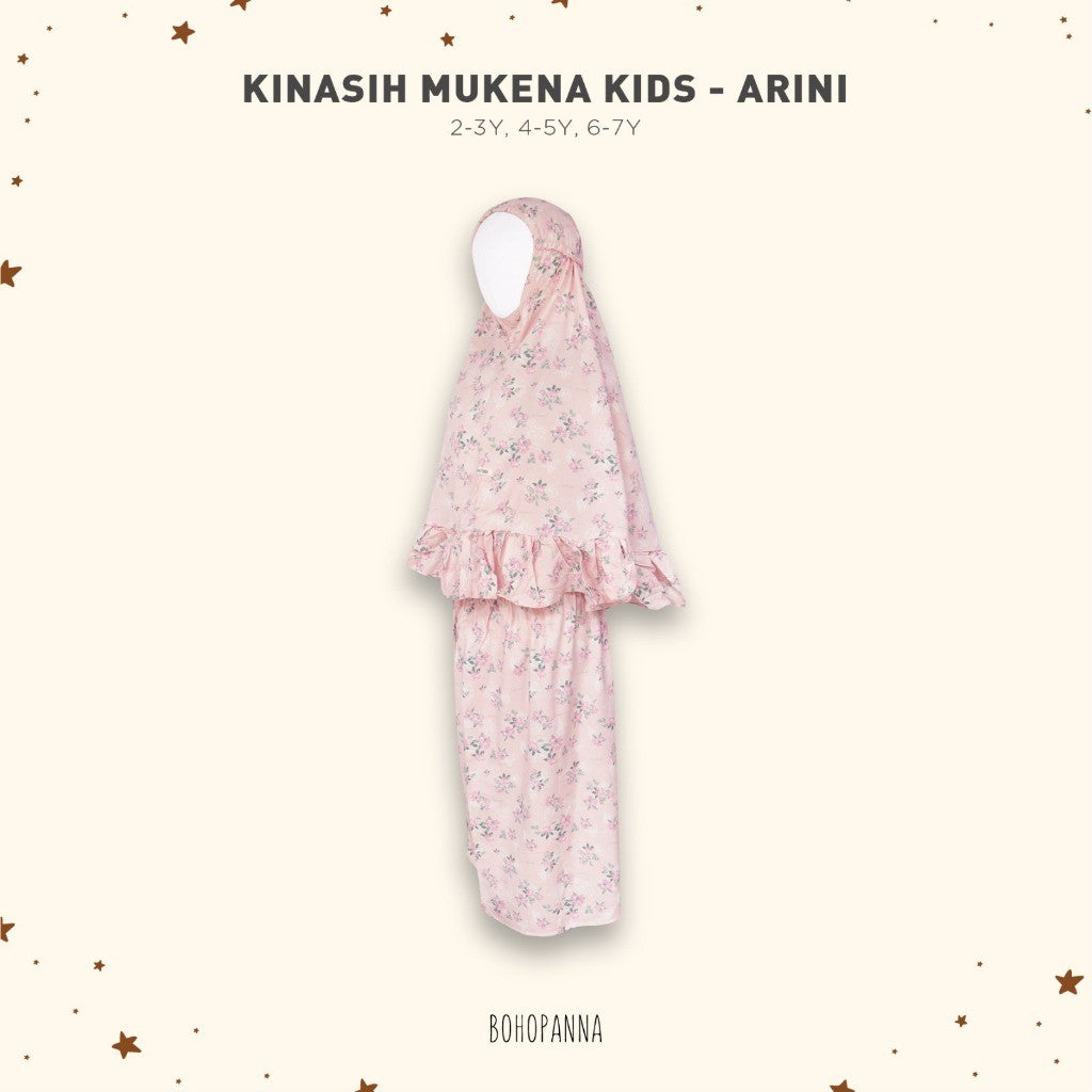 BOHOPANNA - RAYA COLLECTION - KINASIH MUKENA - Mukena Kids & Mom