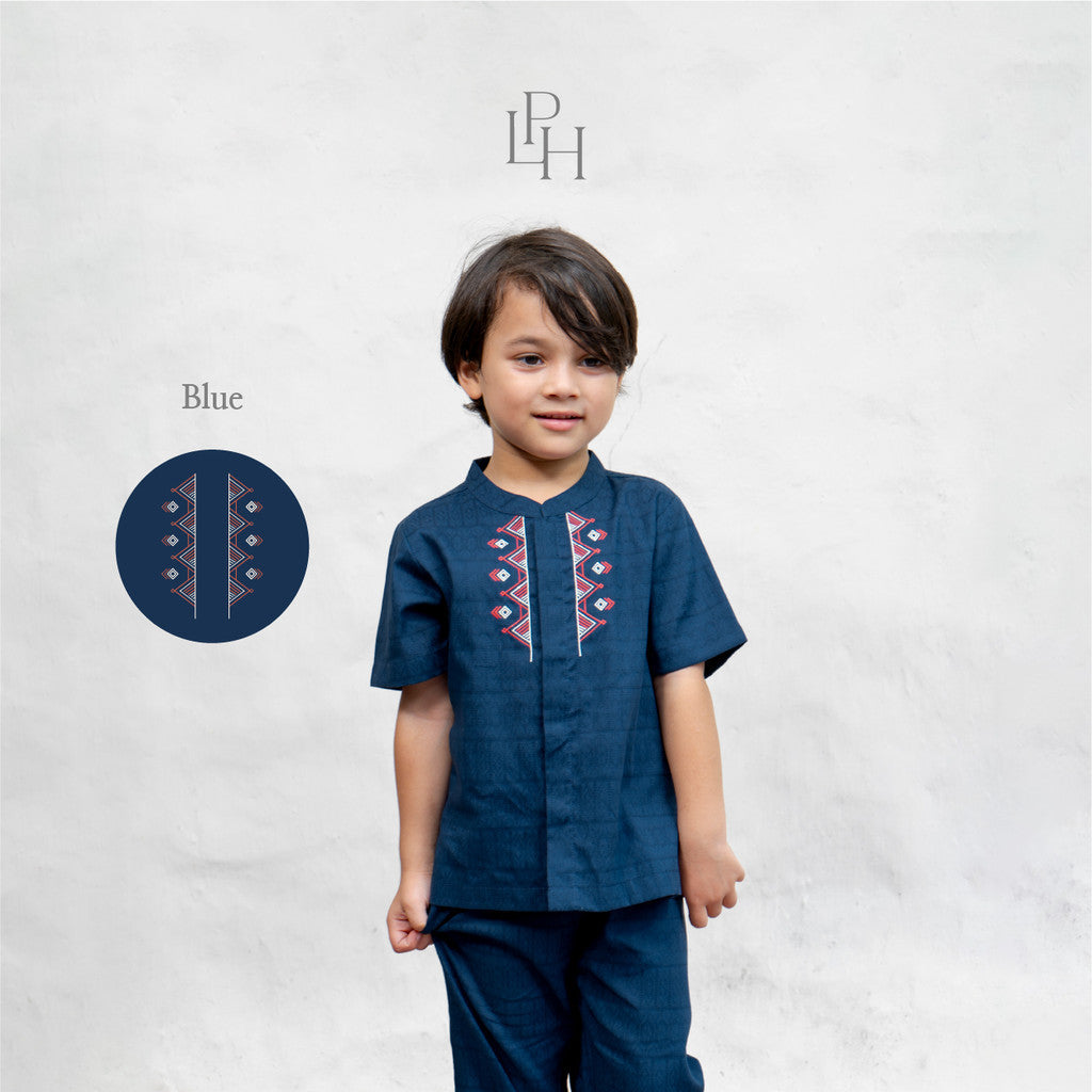 Little Palmerhaus - Baju Lebaran 2026 - Rihla Boy Koko Set (Setelan Baju Koko Anak Laki-laki)