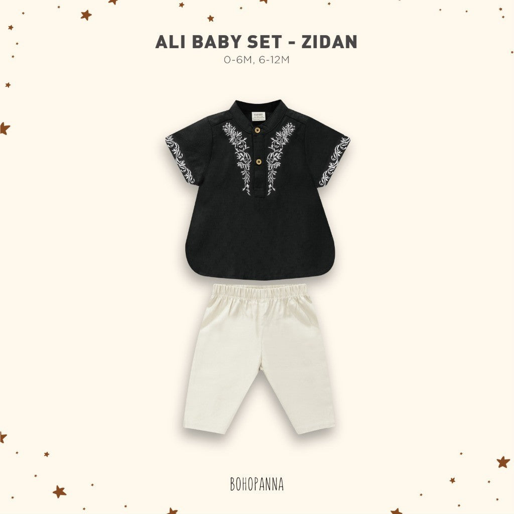 BOHOPANNA - RAYA COLLECTION - ALI BABY SET - Baju koko - Baju Muslim
