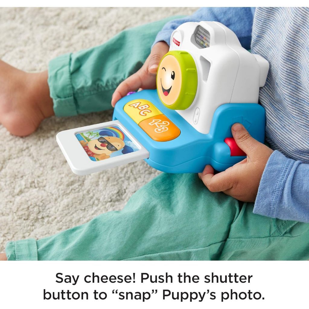 FISHER PRICE LAUGH AND LEARN CLICK AND LEARN INSTANT CAMERA MAINAN KAMERA ANAK