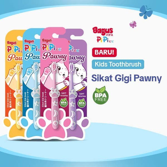 Bagus Toothbrush Sikat Gigi Anak Pawny (Warna dikirim Random)