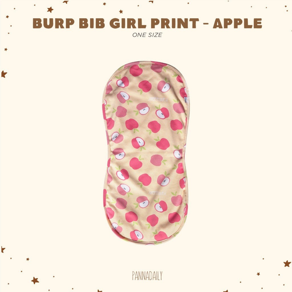 BOHOPANNA - PANNADAILY - BURP BIB GIRL PRINT - SLABBER BAYI 5551