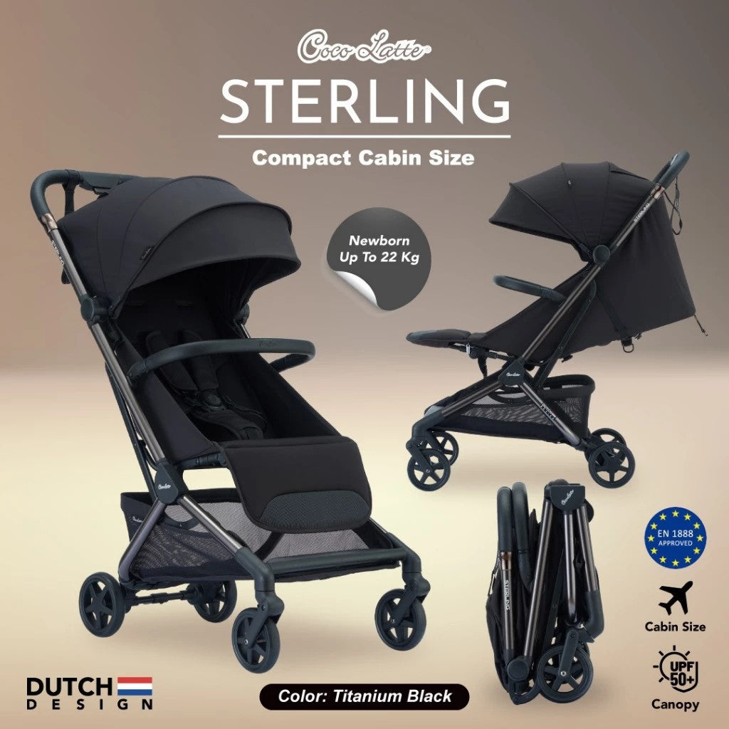 Cocolatte CL 12502 Sterling Stroller / Kereta Dorong Bayi Cabin Size